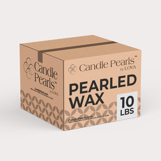 LOVA Pearled Wax 10 LBS +50 wicks (Worldwide) - Candle Pearls
