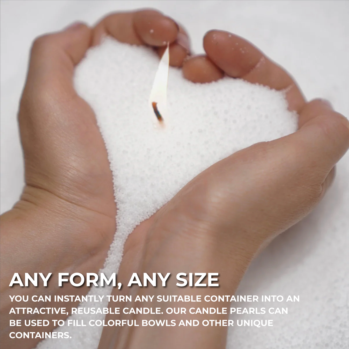 Pearled Candle Wax 24 oz +25 wicks