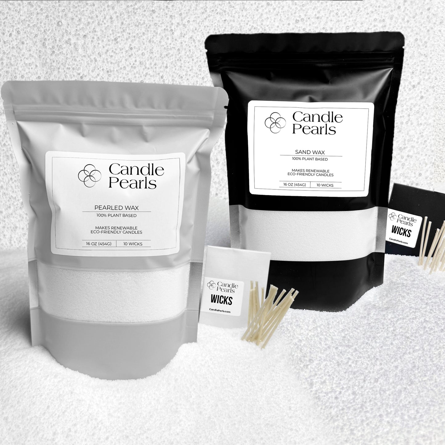 Sample LOVA Pearled Wax + Sand Wax - Candle Pearls