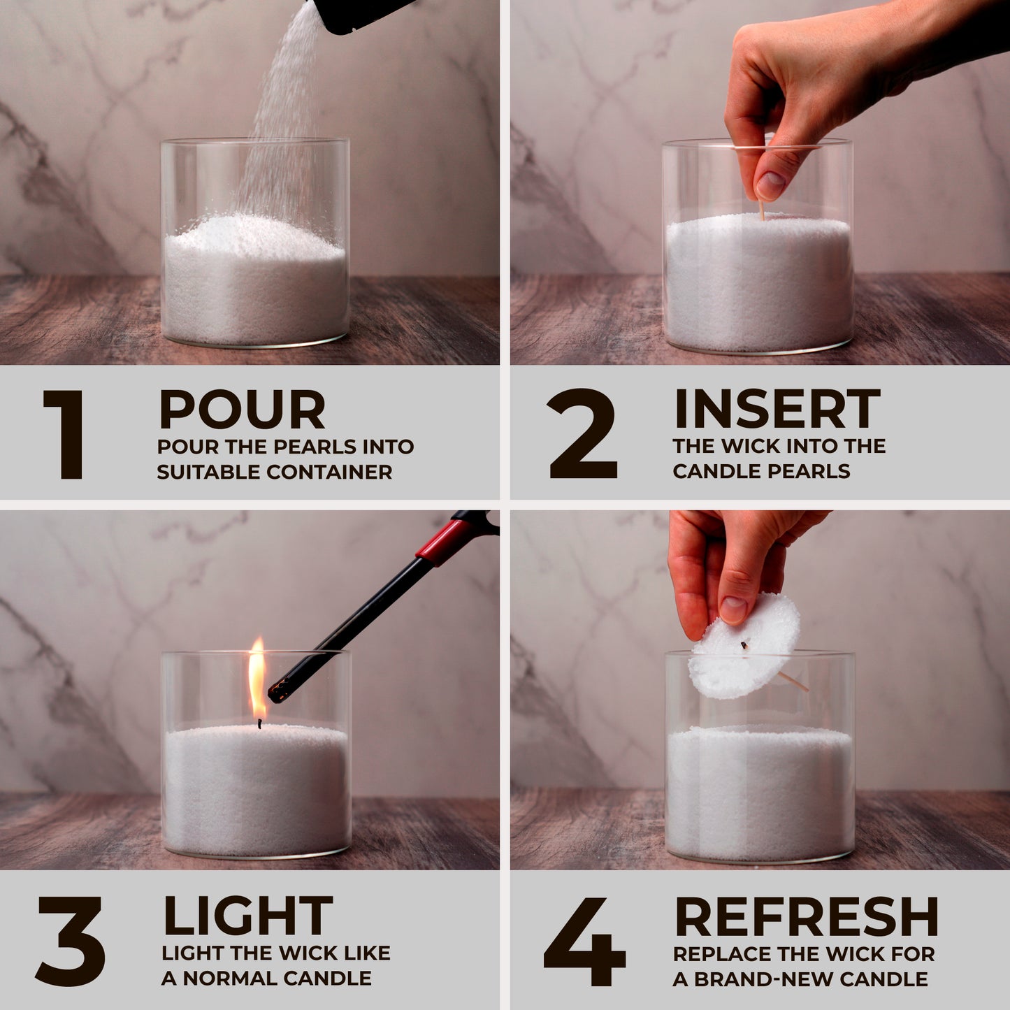 Purple Sand Wax (Worldwide) - Candle Pearls