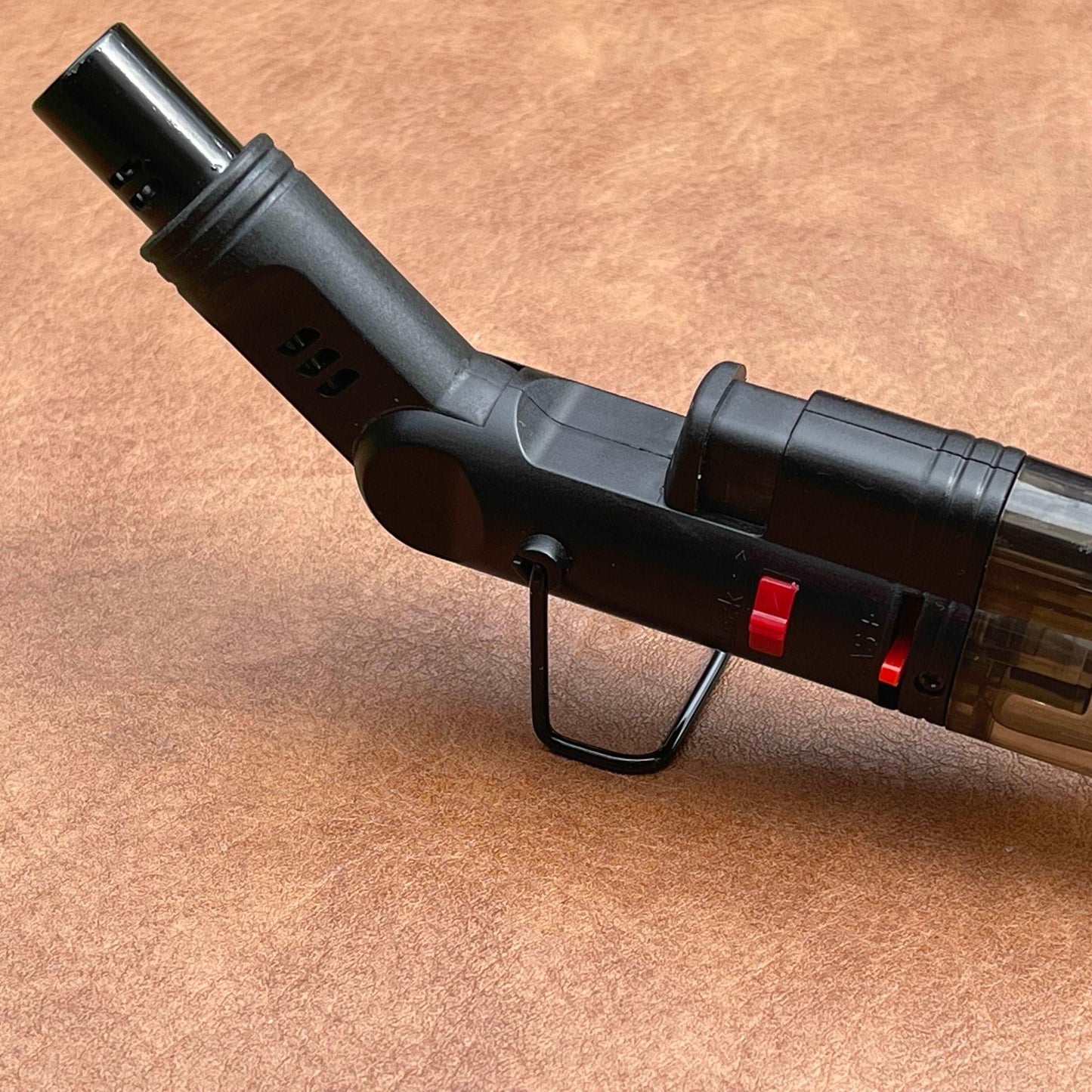 Black Lova Torch Lighter with lock-on feature from Candle Pearls