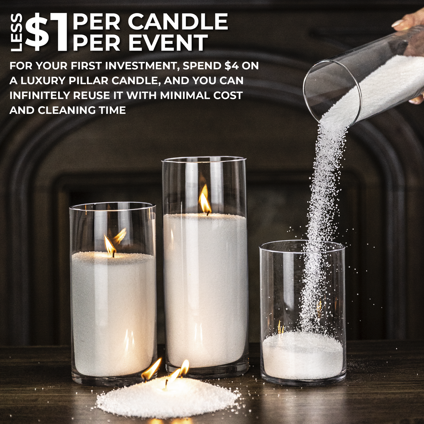 LOVA Waxed Wicks 2.75" (Wordlwide) - Candle Pearls