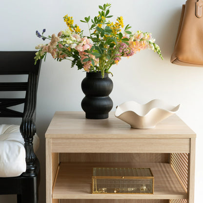 Ruffle Pearled Candle Gift Set