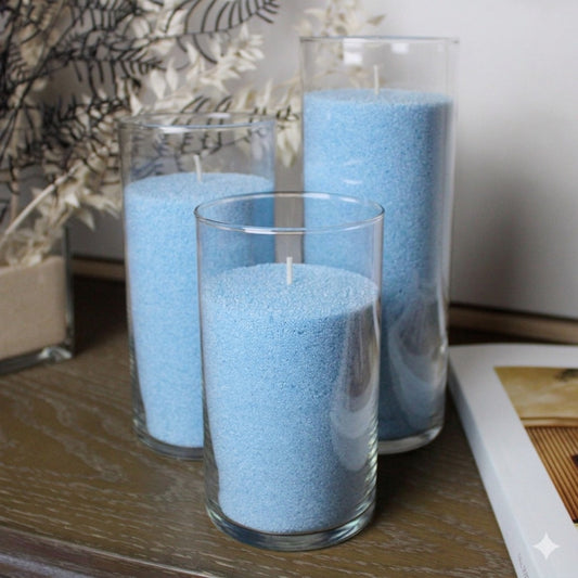Baby Blue Sand Wax - Candle Pearls