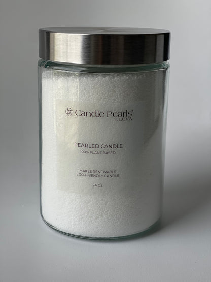 Pearled Candle Jar 24 oz - Candle Pearls