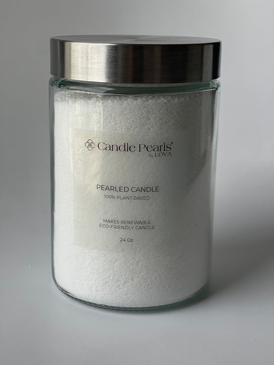 Pearled Candle Jar 24 oz - Candle Pearls